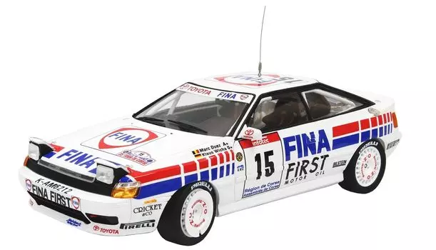 Toyota Celica ST165 Rally 1991 Tour de Corse Winner с защитным листом пластиковая модель PN24015MSK Platts/NUNU 1/24 GT-FOUR
