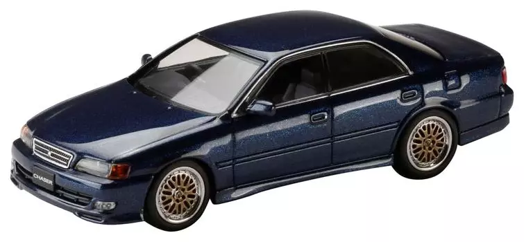 Toyota Chaser TOURER V 1998 JDM СТИЛЬ Темно-синий металлик 1/64 (JZX100) /