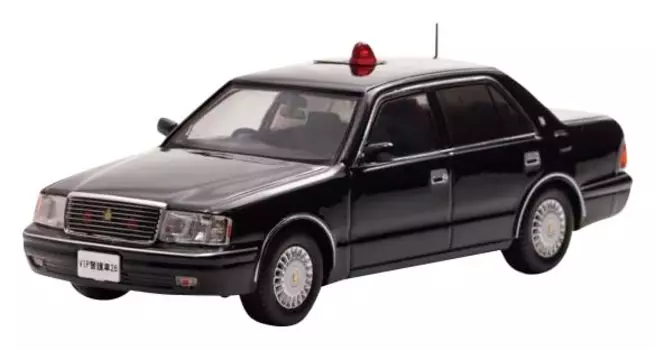 Toyota Crown 1998 Police Headquarters Security Department VIP Guard Vehicle Completed Product RAI S 1/43 (JZS155Z)