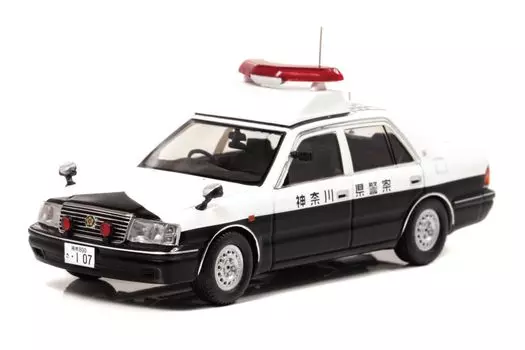 Toyota Crown 2000 Kanagawa Prefectural Police Regional Police Vehicle Official Shop Limited Edition Finished Mini Car RAI S 1/43 (GS151Z) (Фудзи 4)