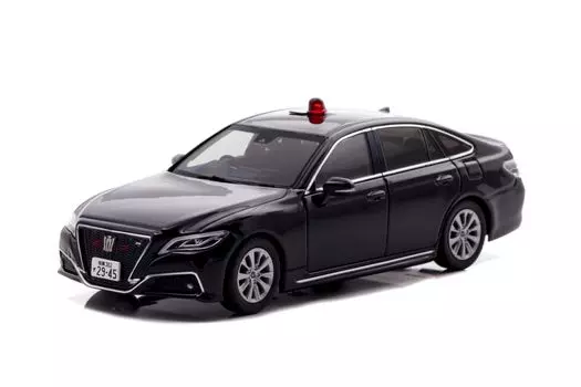 Toyota Crown 2022 Канагава префектуры дорожного департамента полиции дорожного движения полиции по борьбе с беспорядками завершенный мини-автомобиль H7432208 RAI S 1/43 (АРС220) (В маске чёрный