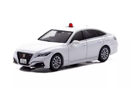Toyota Crown 2022 Metropolitan Police Department Expressway Traffic Police Force Vehicle Completed Mini Car H7432207 RAI S 1/43 (АРС220) (В маске белый