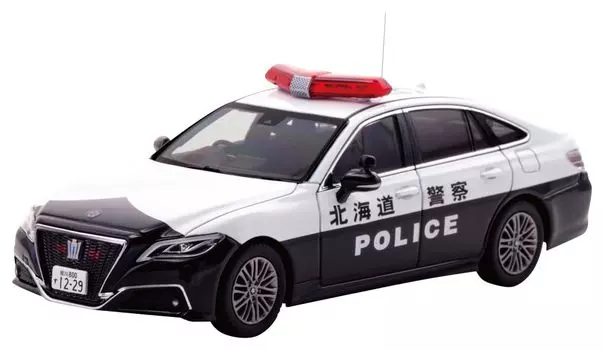 Toyota Crown Hybrid 2023 Hokkaido Police Expressway Traffic Police Force Vehicle Completed Product H7432302 RAI S 1/43 (АЗШ21) (502)