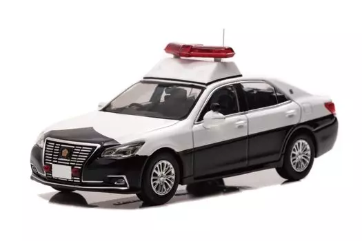 Toyota Crown Royal Police Patrol Vehicle Official Shop Ограниченная серия Готовый мини-автомобиль RAI S 1/43 (ГРС210) Ш7-4316