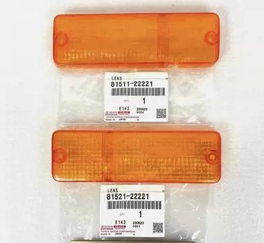 TOYOTA Front Turn Signal Lens RH LH Set TRUENO AE86 Early Model MR2 AW11 Genuine