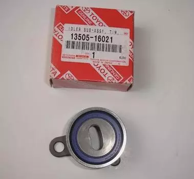 TOYOTA Genuine Corolla Silver Top Timing Belt Tensioner Pulley 13505-16021