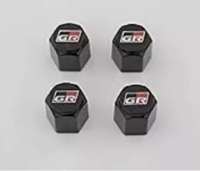 Toyota Genuine GAZOO RACING GR SPORT Tire Air Valve Cap 4Qty Set JDM Japan
