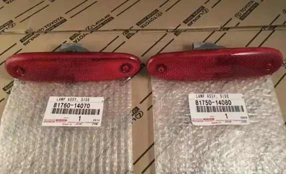 TOYOTA Genuine MK4 97-98 Supra JZA80 задние красные боковые габаритные фонари