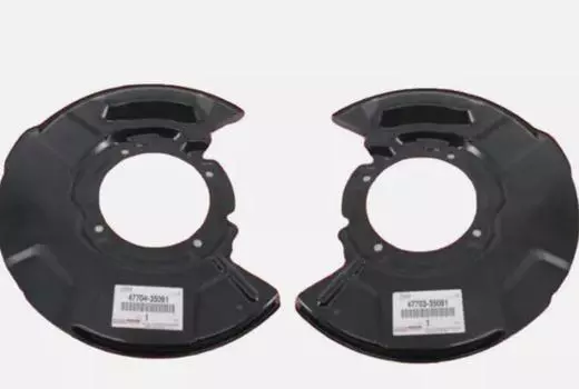 Toyota Genuine OEM 4Runner Front Brake Dust Shields Set 47704-35091 47703-35091