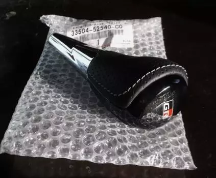 TOYOTA GR GAZOO Racing PRIUS C AQUA NHP10 Leather Shift Knob OEM Japan Genuine