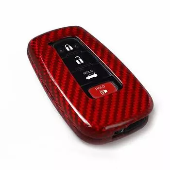 Toyota Key Case TOYOTA Real Carbon Remote Control Toyota Key Holder Toyota Key Cover High Quality 5x Harder than Steel Lightweight Silicone Toyota Key