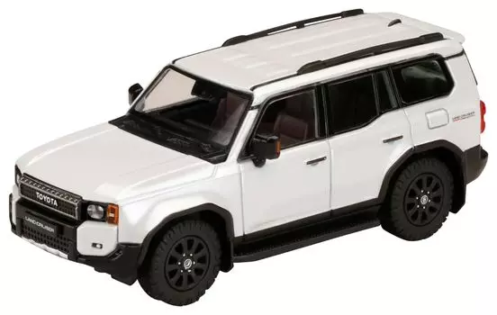 Toyota Land Cruiser 1-е издание Платиновый белый жемчужно-слюдяной 1/64 (LHD)