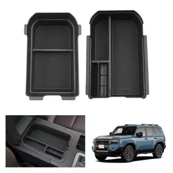 Toyota Land Cruiser 250 модель 2024 текущий Land Cruiser 250 бокс специальный автомобильный ящик для хранения внешний консольный бокс верхний и нижний набор детали интерьера