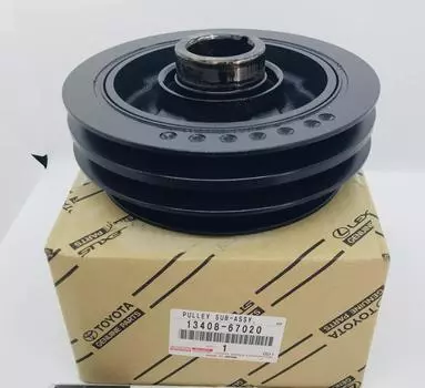 Toyota Land Cruiser Hilax 4 Runner 1 KZTE OEM Engine Crankshaft Pull 13408-67020