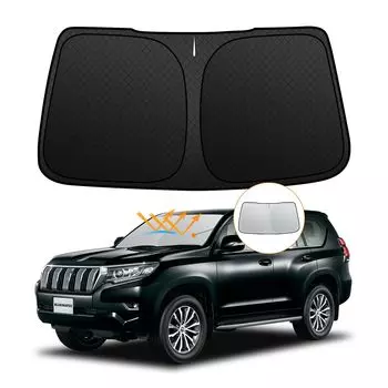 Toyota Land Cruiser Prado Late 150 Series Лобовое стекло Солнцезащитный козырек Защита от УФ-излучения 5-слойная структура Защита от света Изоляция Лето УФ серебряный