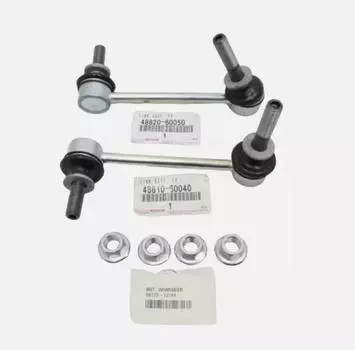 TOYOTA Lexus 4RUNNER FJ CRUISER GX470 FRONT STABILIZER LINKS & NUTS OEM Genu