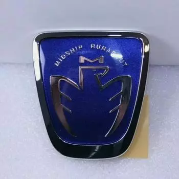 Toyota MR2 MR-S Spyder Midship Runabout BLUE Emblem Badge 1999-2008 ZZW30 Japan