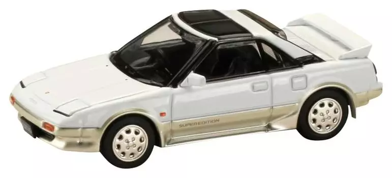 Toyota MR2 SUPER EDITION 1988 T BAR ROOF металлик 1/64 1600G-LIMITED CHARGER/SUPER Белый/бежевый