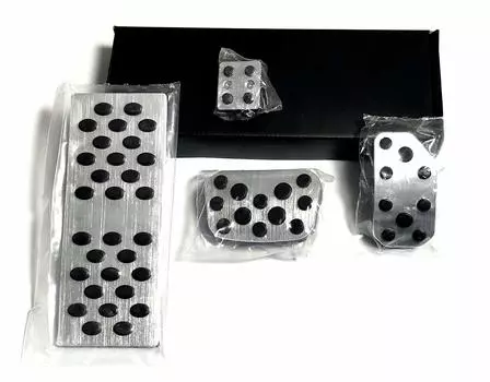 TOYOTA Noah Voxy Esquire Harrier Estima Специальные алюминиевые педали Полный комплект педалей Не требуются инструменты Тип вставки