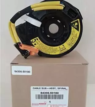 Toyota OEM Genuine 84306-50180 Часовая пружина спиральный кабель Sub-Assy