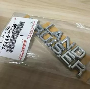 Toyota OEM Genuine Plate Back Door Name No. 4 75444-60030