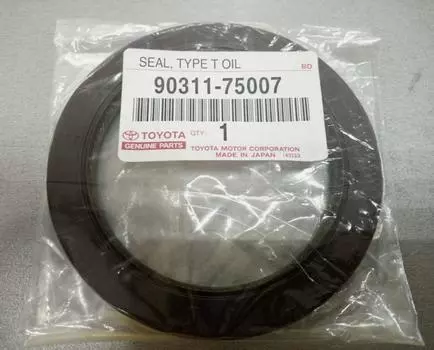 Toyota OEM Genuine Seal, Engine Rear Oil 90311-75007