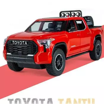 Toyota Offroad Toy Vehicle 124 Alloy Model Inertia Control Children Gift Play