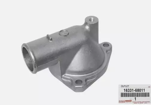 TOYOTA Оригинальный корпус термостата для выпускного отверстия для воды Land Cruiser 16331-68011