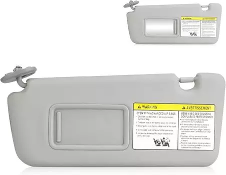 TOYOTA RAV4 2004-2005 GENUINE Sun Visor Left Side Gray OEM 74320-42420-B0