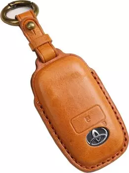 Toyota Rise Daihatsu Rocky New Taft Специальный чехол для ключа из натуральной кожи Кожаный чехол для ключа TOYOTA RAIZE DAIHATSU ROCKY TAFT Новый чехол для смарт-ключа