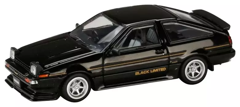 Toyota Sprinter Trueno GT APEX BLACK LIMITED JDM Style Black 1/64 (AE86)
