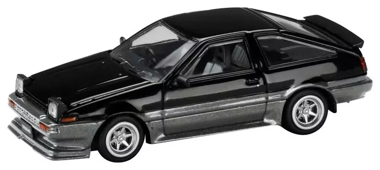 Toyota Sprinter Trueno Late Model JDM Style 1/64 Черный/Серый