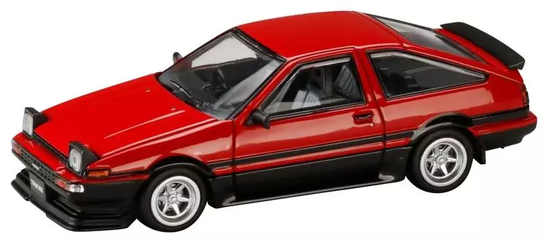 Toyota Sprinter Trueno Late Model JDM Style 1/64 Red/Black