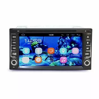 TOYOTA Toyota Daihatsu Эксклюзивная модель DVD-плеера Мгновенный запуск Android-навигация 7-дюймовый широкоэкранный цифровой наземный CPRM-совместимый режим VR-воспроизведение чёрный