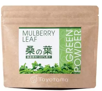 Toyotama Domestic Mulberry Leaf Green Juice Pure Powder 90g 100% Additive-Free