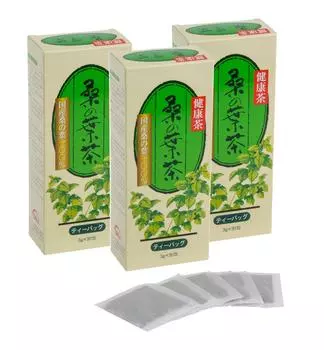 TOYOTAMA Domestic Mulberry No Health Mulberry Leaf Tea Hard 30 Packets x 3 Box Set 100% Листья, Пестициды, Чай без кофеина, Коробка,