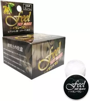 Toys Club Крем для женщин согревающий аромат иланг-иланга Feel HOT MAGIC Ylang Ylang Содержимое 5 г [Ощущение кульминации]