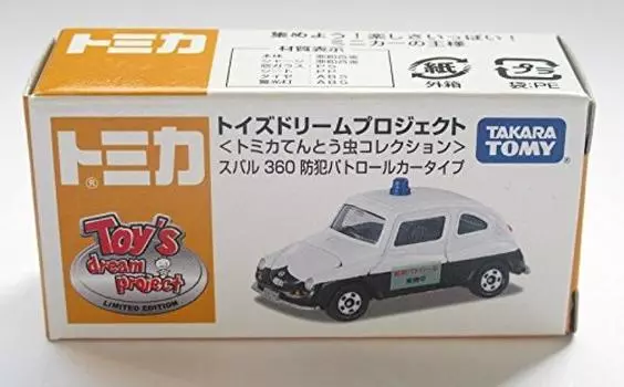 Toys Dream Project Tomica Коллекция божьей коровки Subaru 360 Тип патрульной машины безопасности