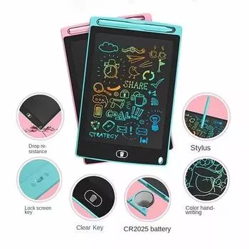 Toys for Children 8.5inch Electronic Drawing Board LCD Screen Graphic Drawing Tablet Kids Education Handwriting Painting Pad темно-синий