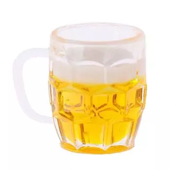 Toys Miniature Scene Model Dollhouse Miniature Beer Cup Mini Lemon Cup Drinks Toy Mini Beer Mug Mini Beer Cup Mug