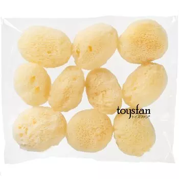 toysfan Toysfan Commercial Natural Sponge Silk Размер 5 1 упаковка 10 шт. Профессиональные характеристики Эластичность Гигиеническая губка для женщин губка (ок. жёлтый