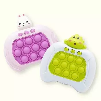 Toyto 1+1 набор игровой автомат push pop кролик динозавр игровой автомат pop it speed king mini push pop настольная игра, популярная корейская игра