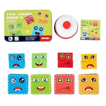 Toyto Face Change Cube — настольная игра второго поколения на соответствие выражению лица. Кубик Рубика, популярная корейская игра.