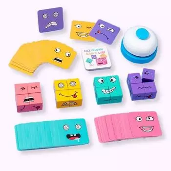 Toyto Face Change Cube — настольная игра второго поколения на соответствие выражению лица. Кубик Рубика, популярная корейская игра.