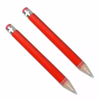 Toyvian Large Giant Giant Pencil с гигантскими деревянными ручкой Jumbo Woodworking Write и набором из 2 карандашей, карандаш, ластик, длинный, карандаш, дети, канцелярские принадлежности,