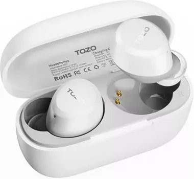 TOZO Continuous Playback Enhanced Wireless Наушники Bluetooth Пассивное шумоподавление IPX5 Водонепроницаемый стандарт 32 часа воспроизведения Совместимость с