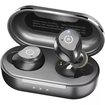 TOZO NC9 Беспроводные наушники с шумоподавлением Полностью беспроводные наушники с внешним звуком IPX6 До 40 часов Беспроводной TypeC Rapid Совместимость с