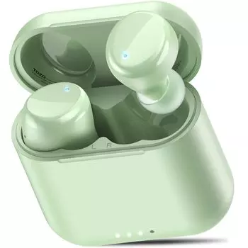TOZO T6 Bluetooth Беспроводной шумоподавление IPX8 Полностью автоматический Раздельное сенсорное управление для левой и правой стороны Bluetooth 45 часов Включает зарядку Техническое соответствие зелёный