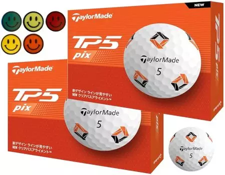 TP5 TP5x TP5 pix TP5x pix Teepee Five Series 2024 Model 2 Dozens with 5 Ball Marks / / / (TP5_pix_White_2 Dozens) белый