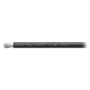 TPC4BK 4 gauge ground cable black 6m pack audio-technica